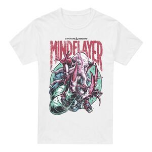 Dungeons & Dragons Mens Mindflayer Monster T-Shirt / White